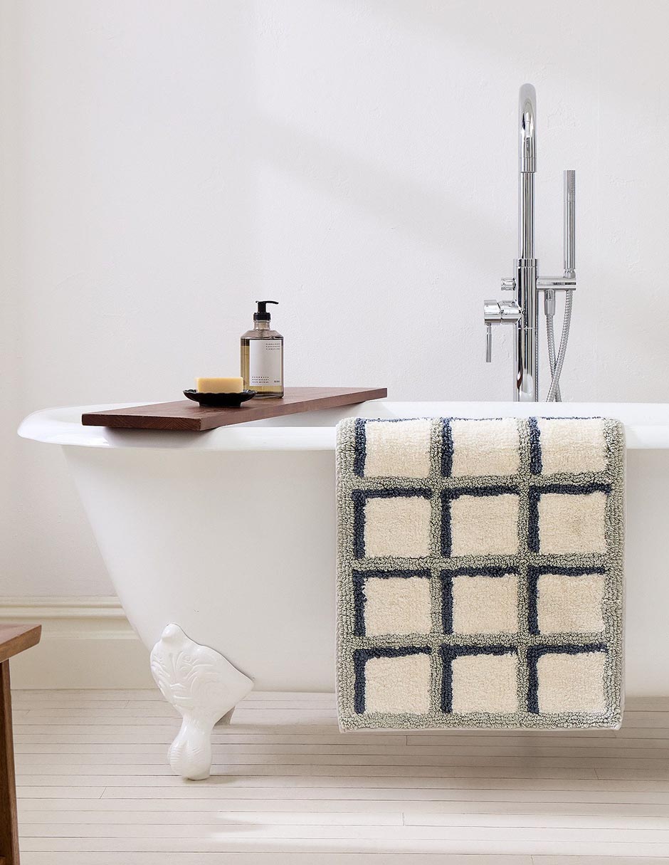 Tapete para baño Modern Tufted 3