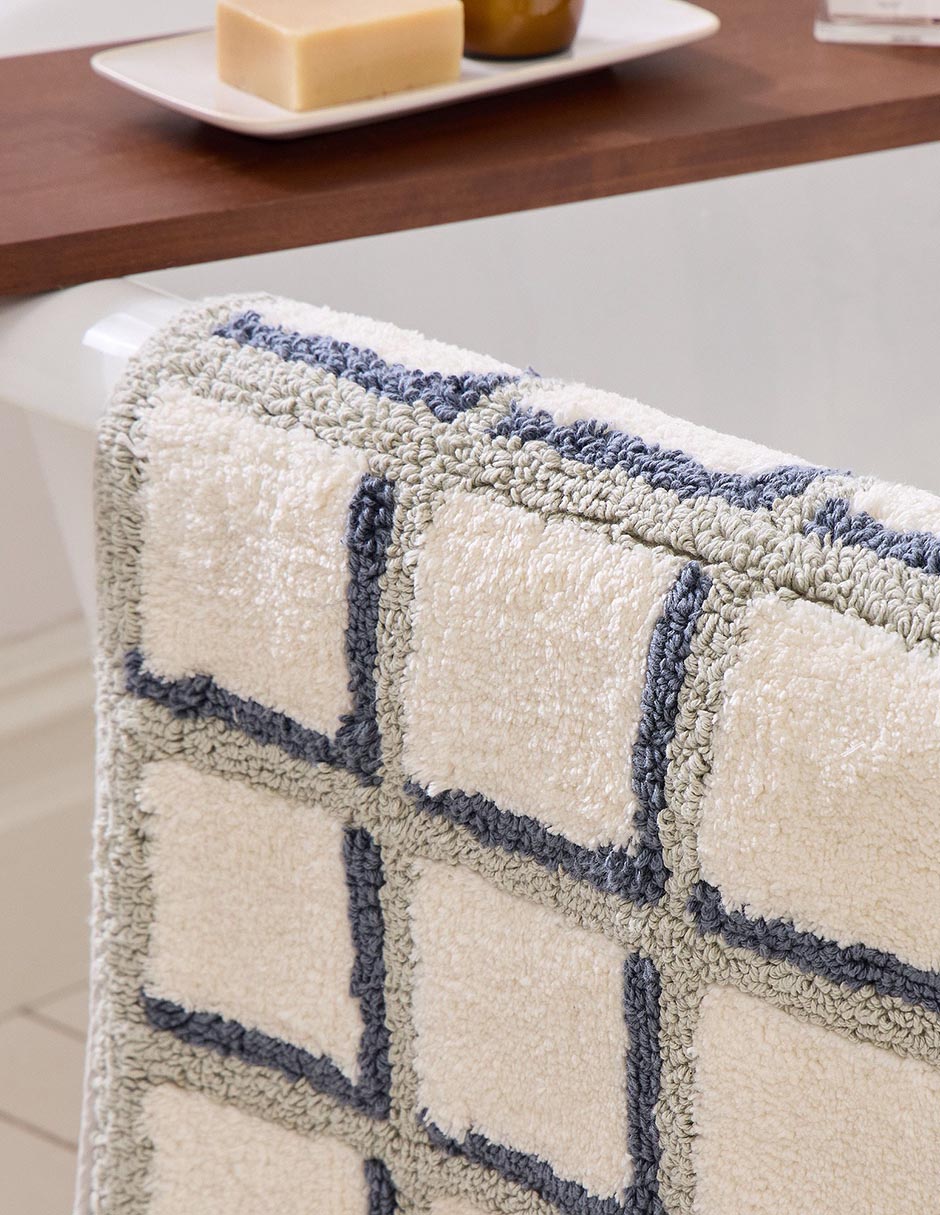 Tapete para baño Modern Tufted 4
