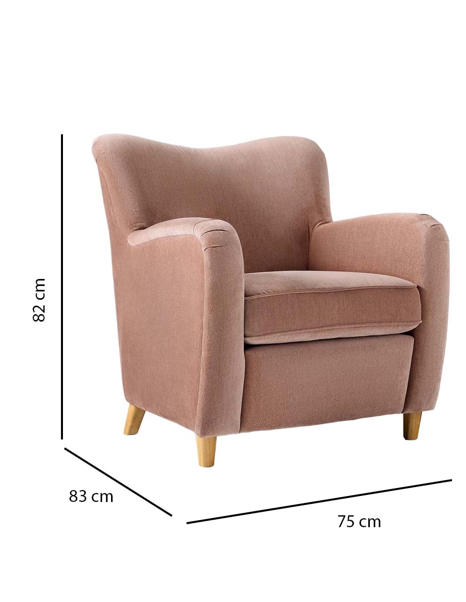 Sillón Nell de madera 9