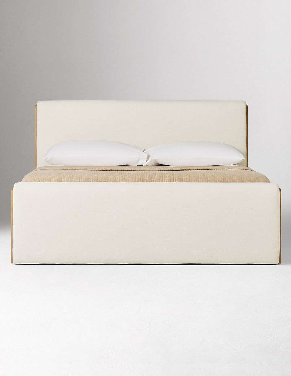 Cama Asher de madera queen size 4