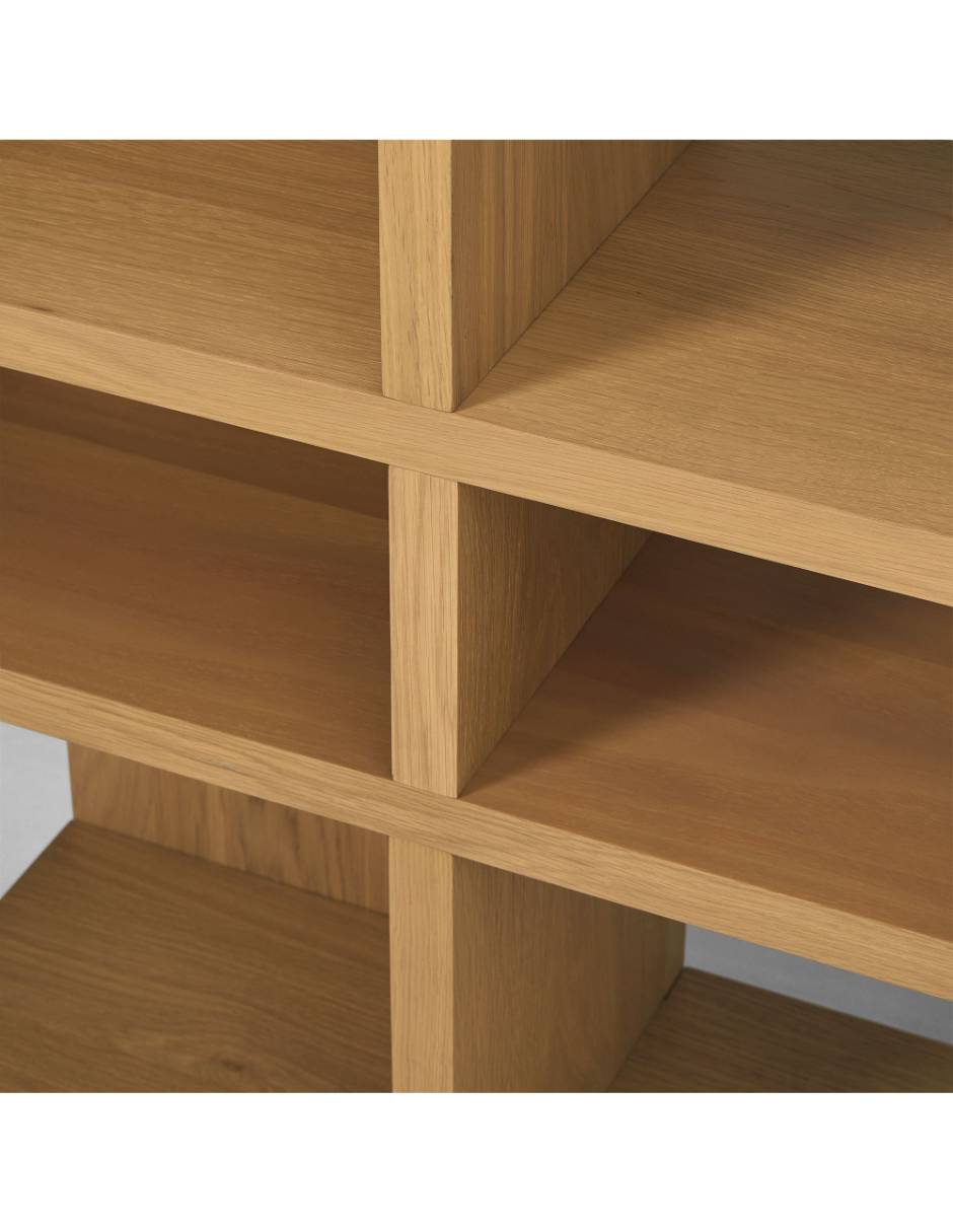 Librero Wallace de madera 6