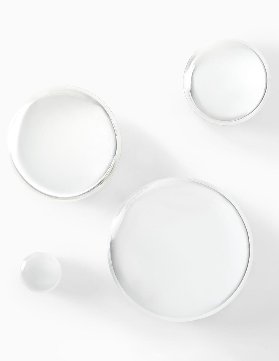 Arte de pared vidrio Mercury 2