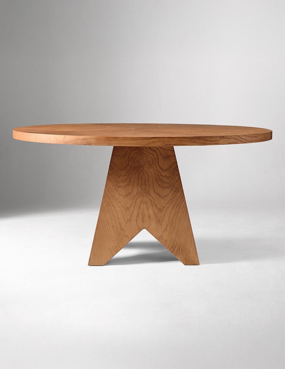 Mesa de comedor armable Pierce & Ward de madera 5