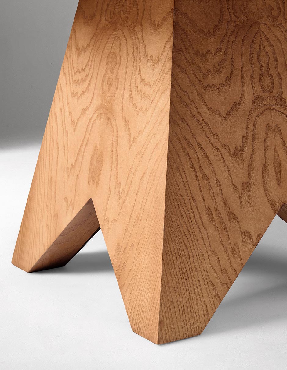Mesa de comedor armable Pierce & Ward de madera 3