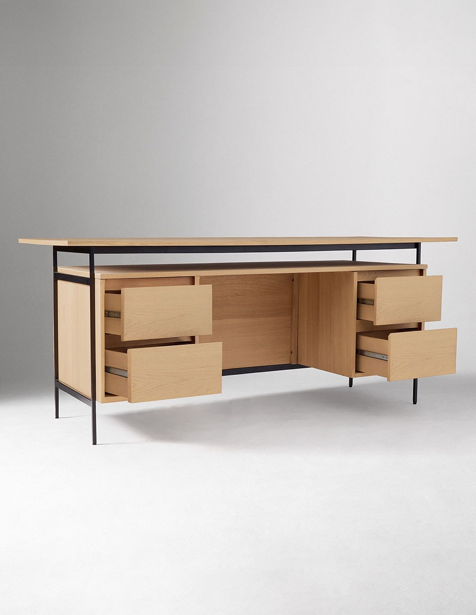 Escritorio Pierce de madera 2