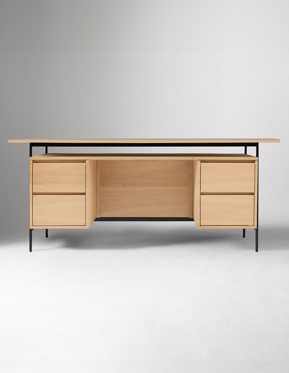 Escritorio Pierce de madera 3