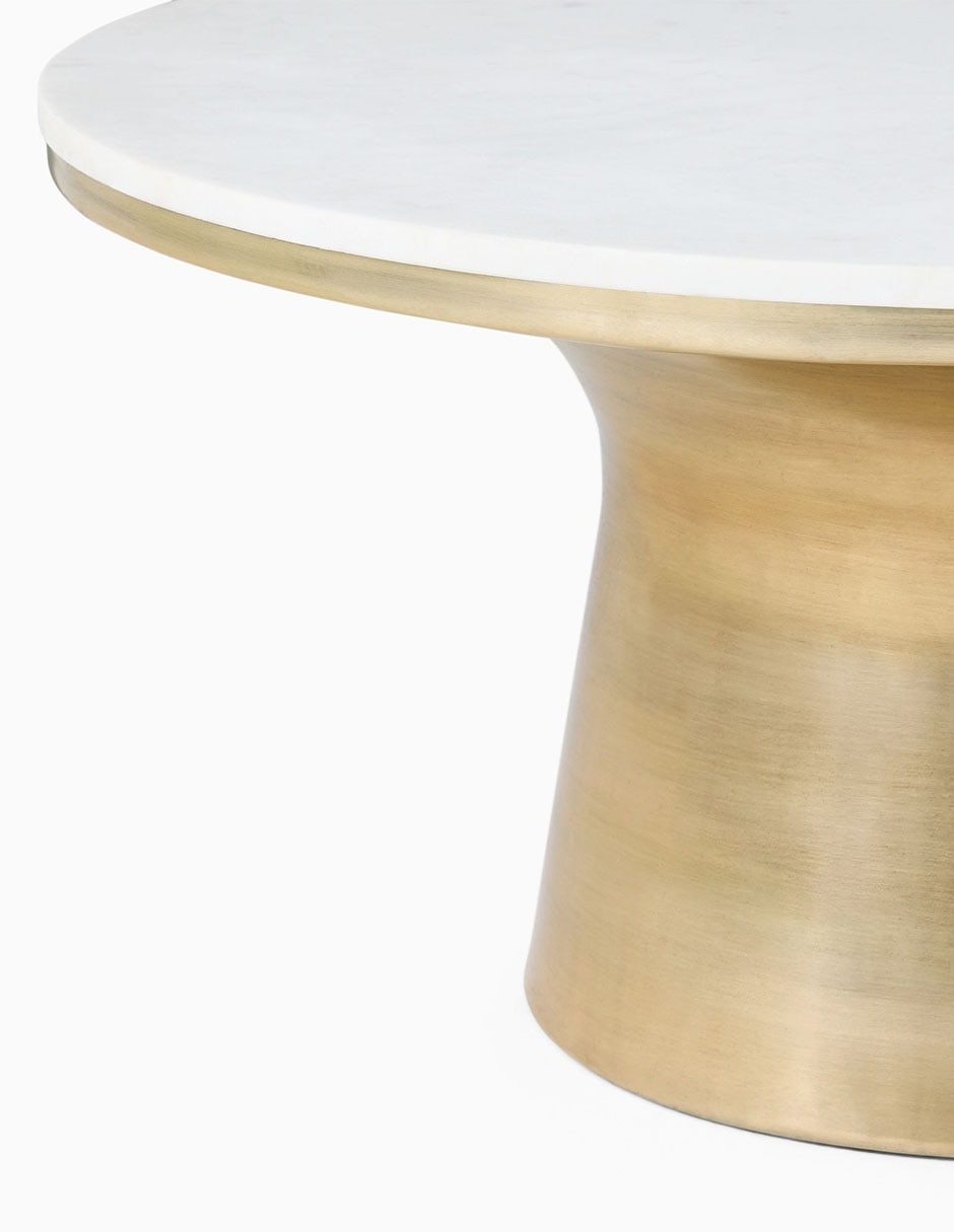 Mesa de centro Marble Topped Ped 3