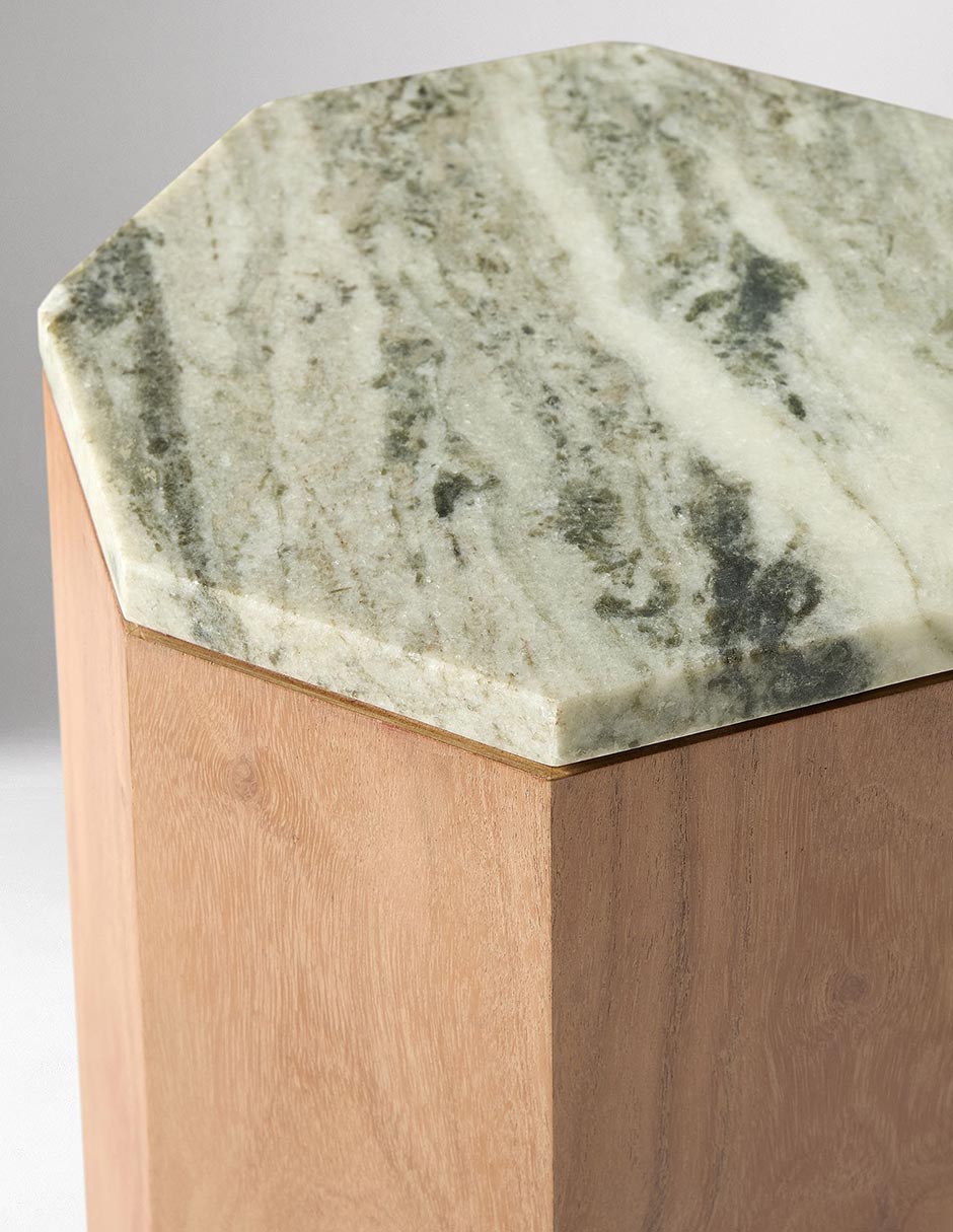Mesa lateral Emsworth de madera acacia 2