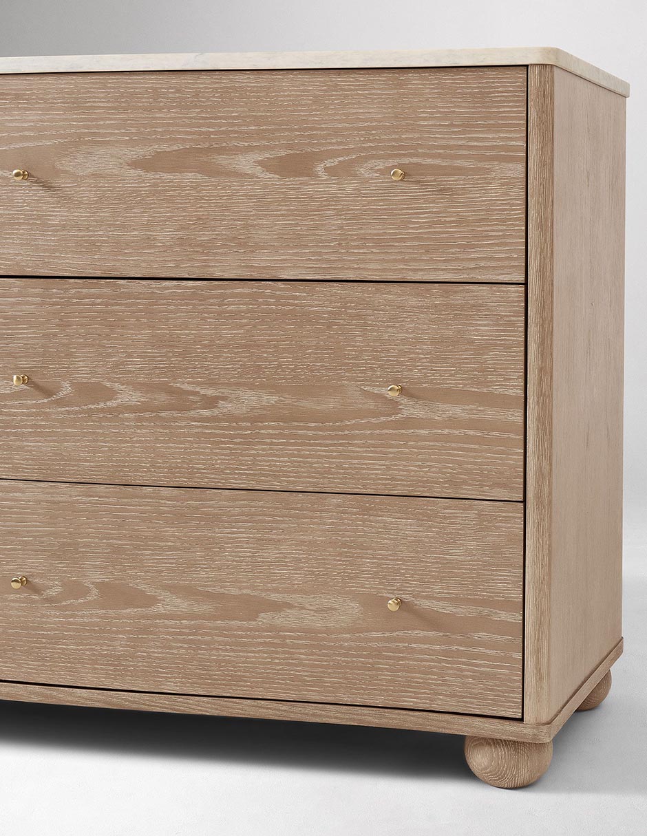 Cómoda Clementine de madera álamo 4