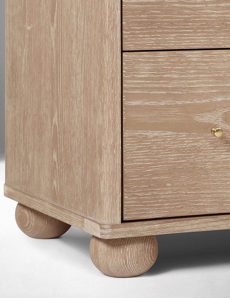 Cómoda Clementine de madera álamo 5