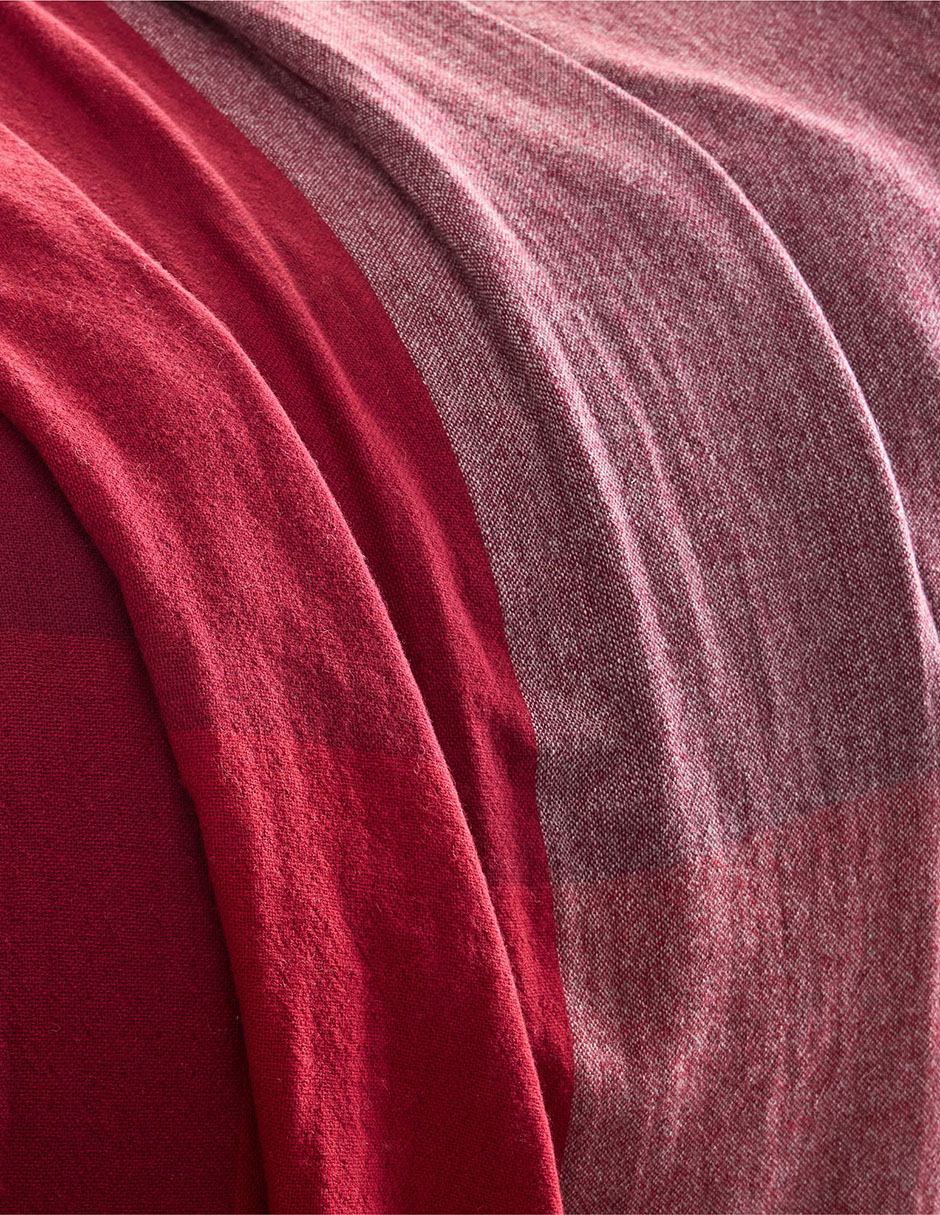 Cobija de tejido plano Colorblock 2
