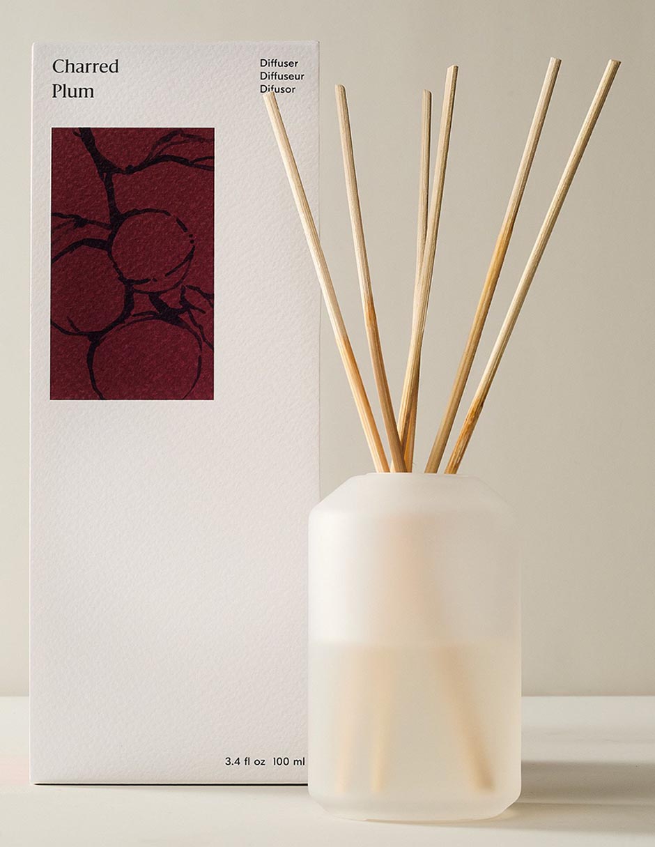 Difusor vara Charred Plum aroma frambuesa, granada, clavo y cedro