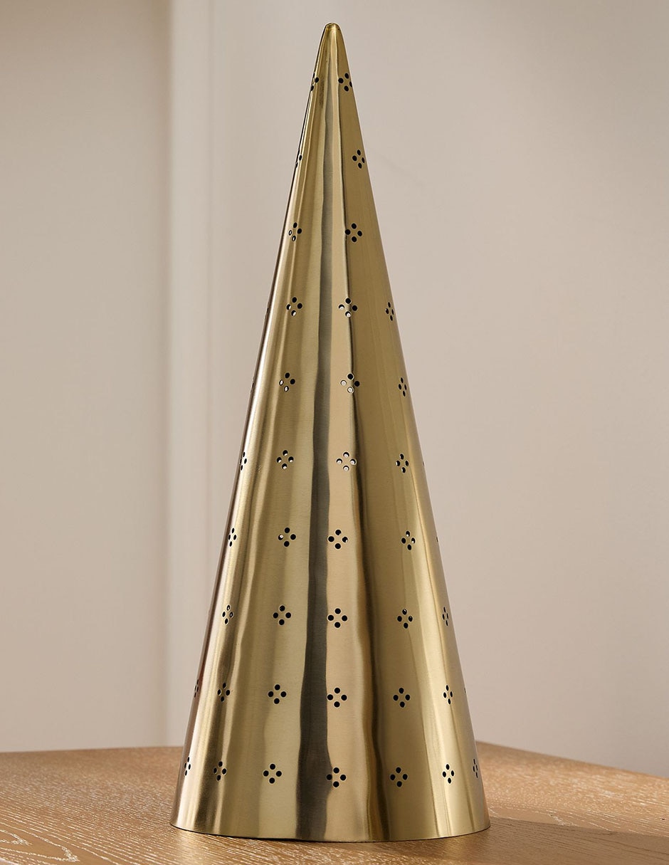 Figura decorativa de pino Navidad Punched Metal 1
