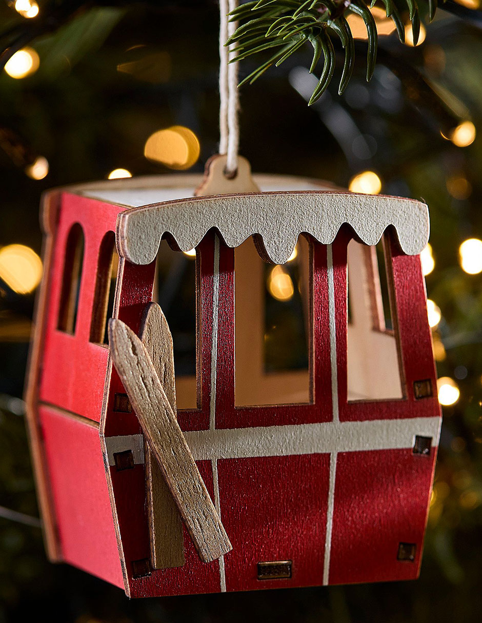 Ornamento navideño Wooden Gondola Ornamento navideño Wooden Gondola