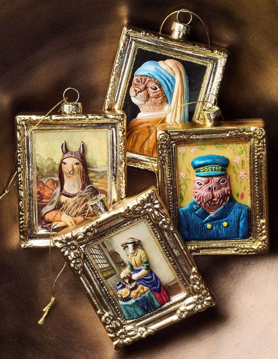 Ornamento navideño rectangular Dapper 3