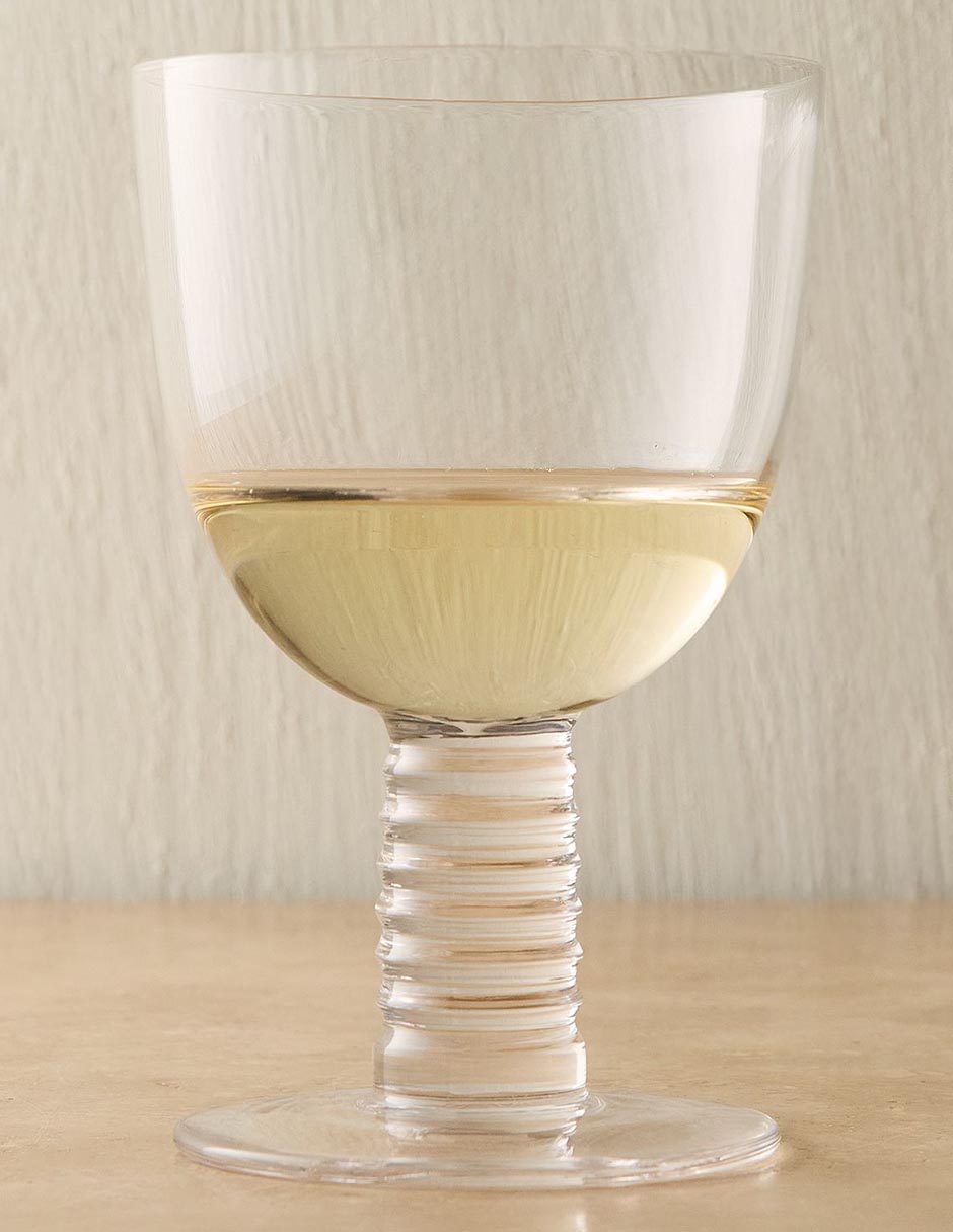 Set de copas para vino Grooved Stem de cristal 4 piezas 2