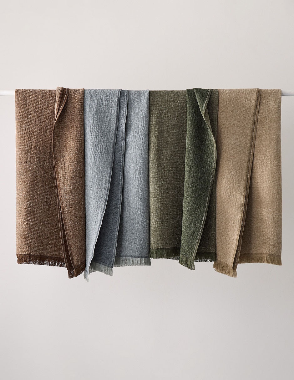 FRAZADA REVERSIBLE, 127 X 152 CM, BEIGE