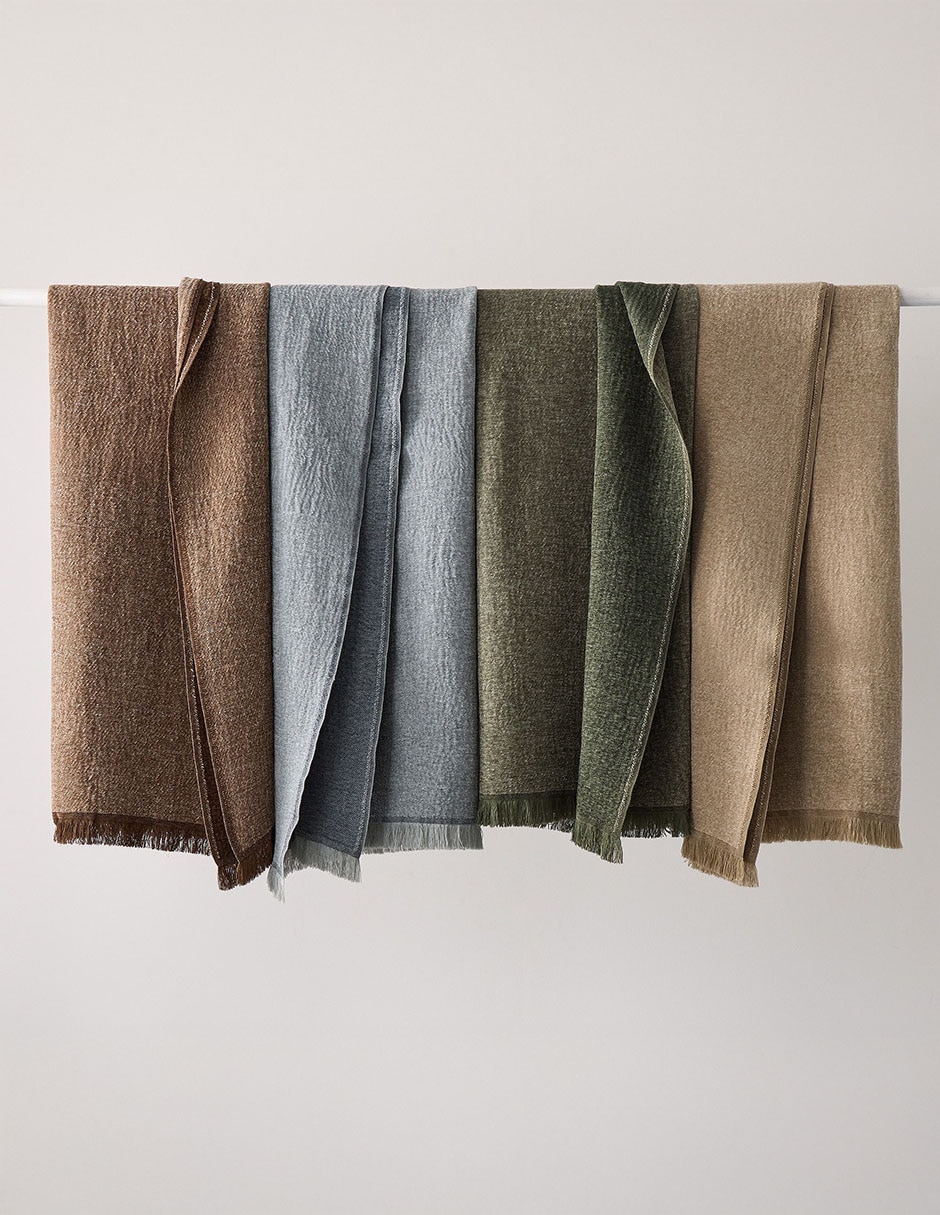 Frazada de tejido plano Reversible Chenille 3