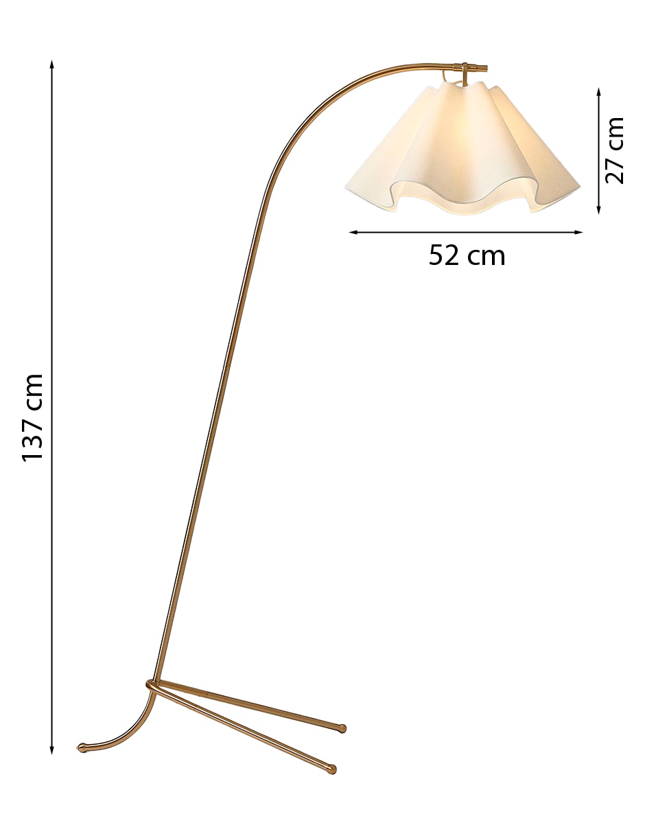 Lámpara de pie led Anais 6