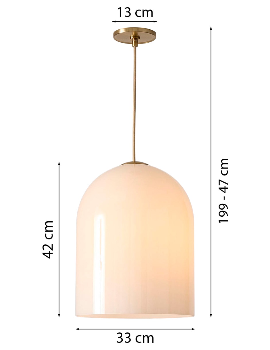 Lámpara colgante led Lea 6