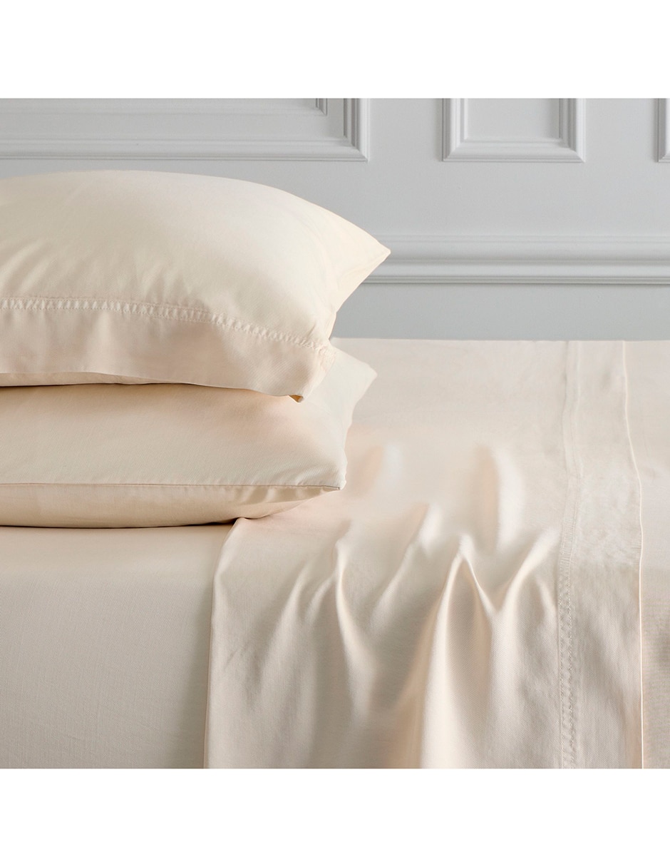 FUNDA P/ALMOHADABRUSHED TENCEL, , BEIGE