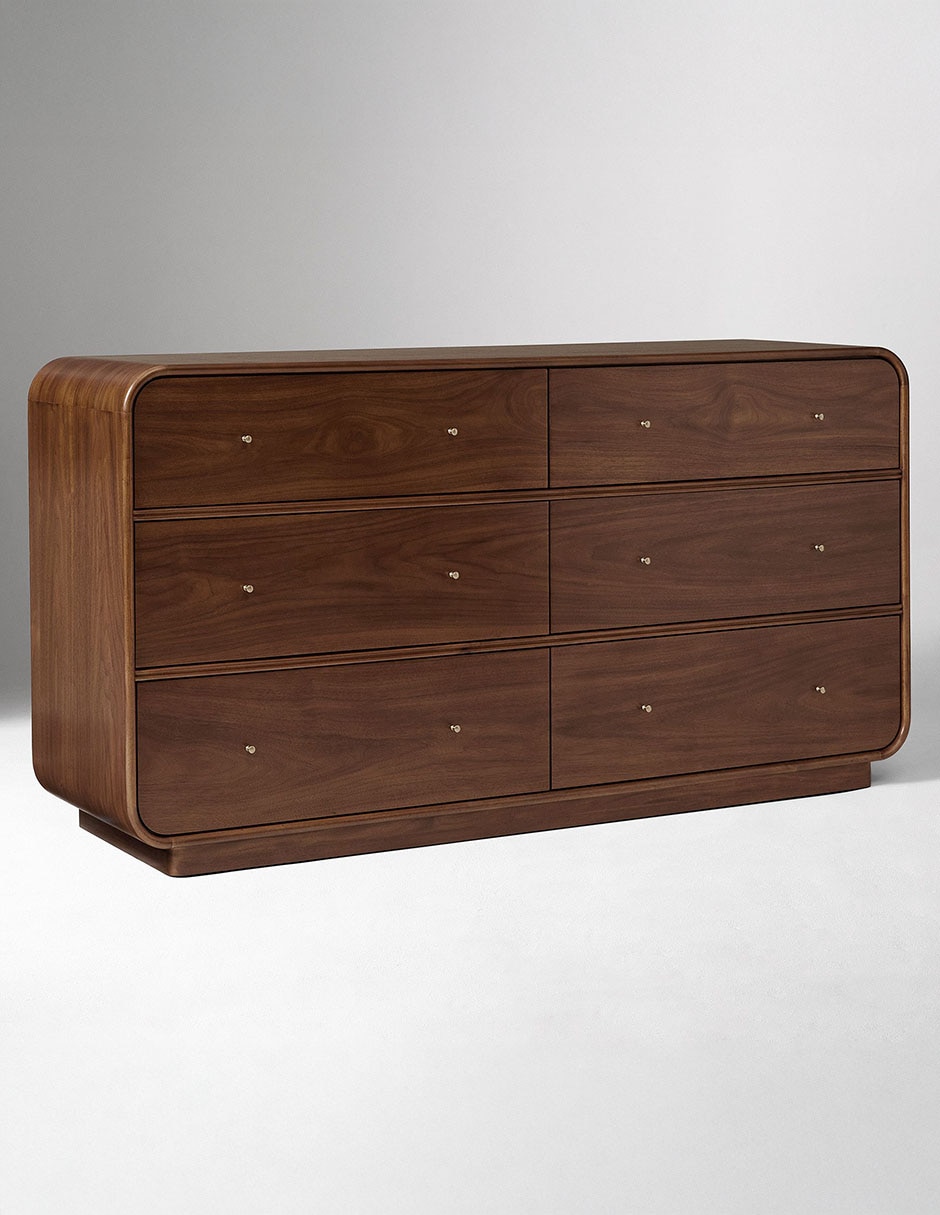 Cómoda Rorie de madera caoba 3