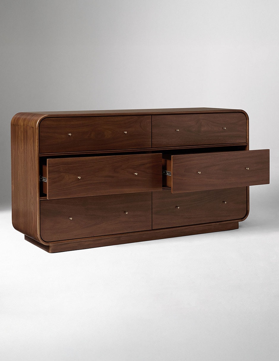 Cómoda Rorie de madera caoba 4