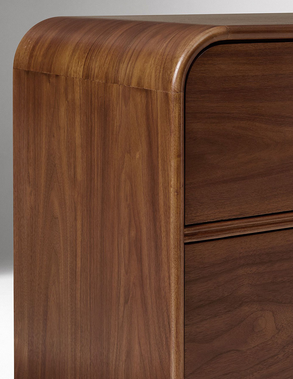 Cómoda Rorie de madera caoba 7