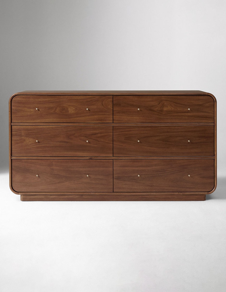 Cómoda Rorie de madera caoba 11