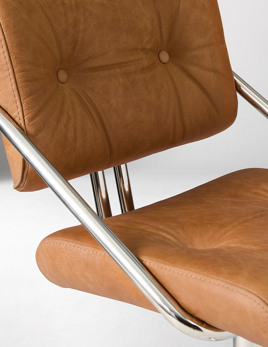 Silla Colombo de cuero 7