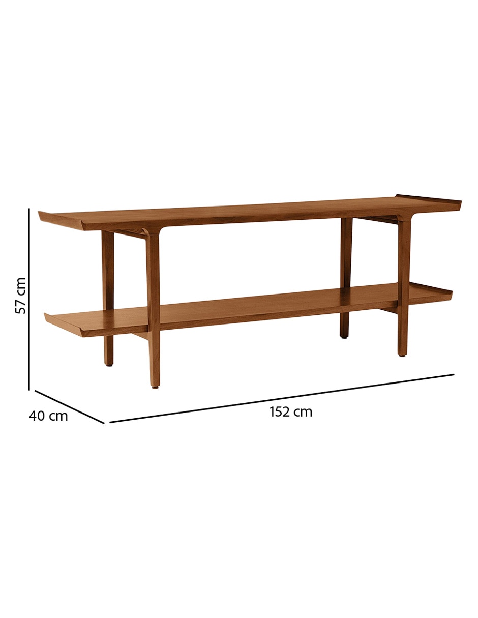 Consola Bexley de madera acacia 2