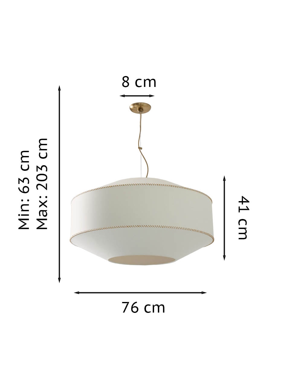 Lámpara LED colgante Brooks 2