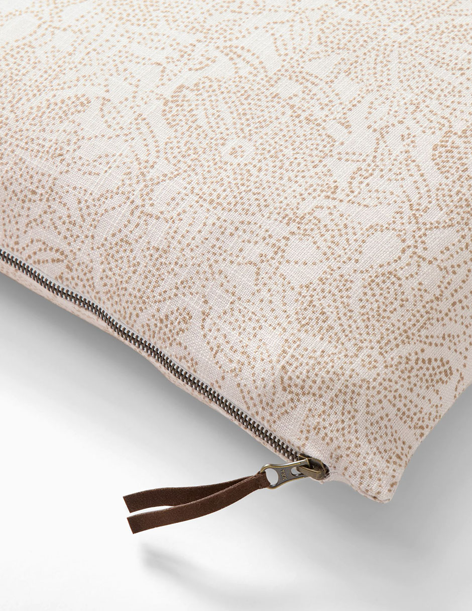 FUNDA COJÍN DOTTED F, 50 X 50 CM, BLANCO