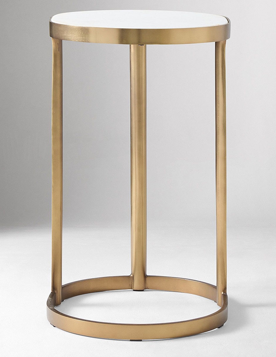 Mesa lateral Elwell de mármol 2