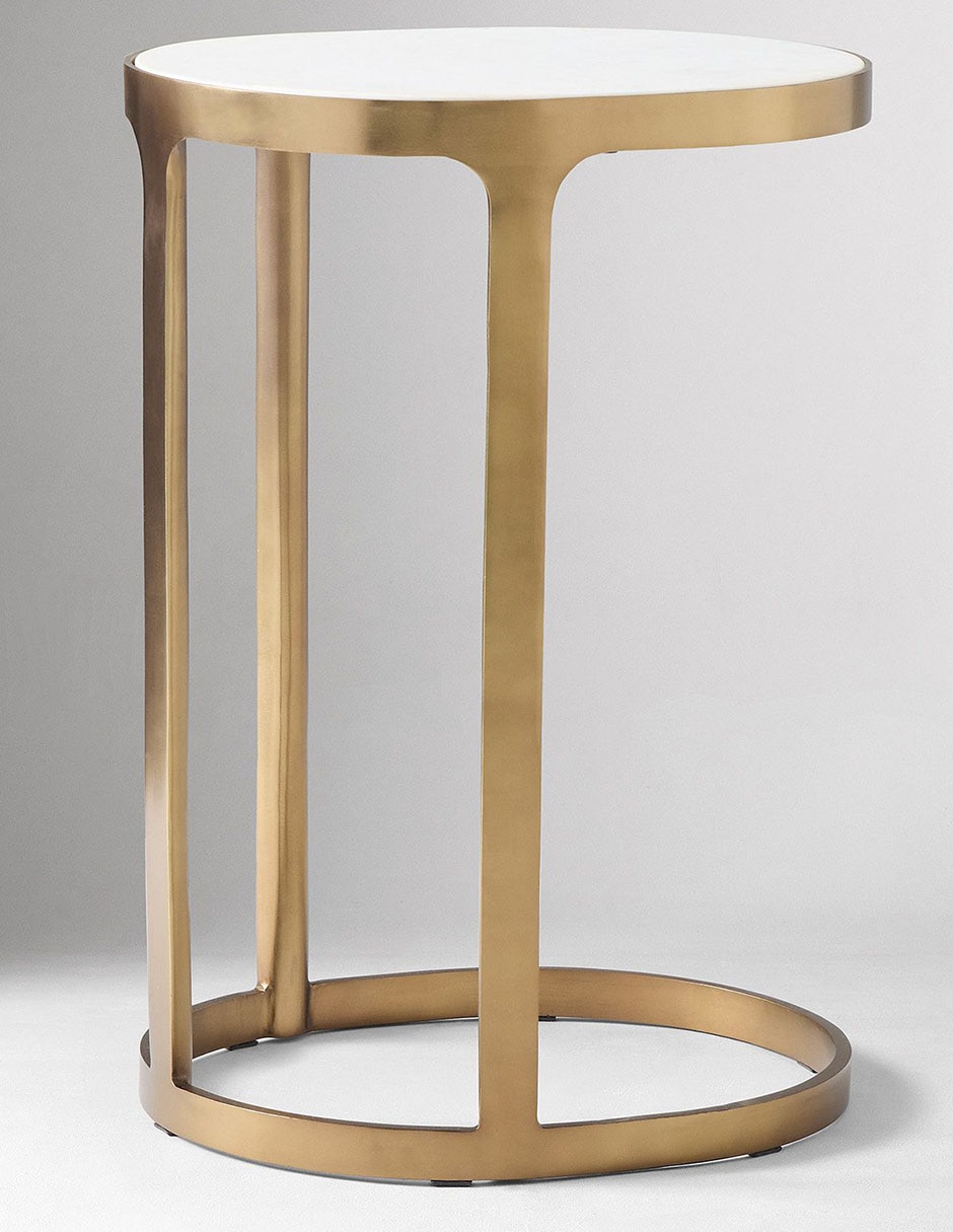 Mesa lateral Elwell de mármol 4