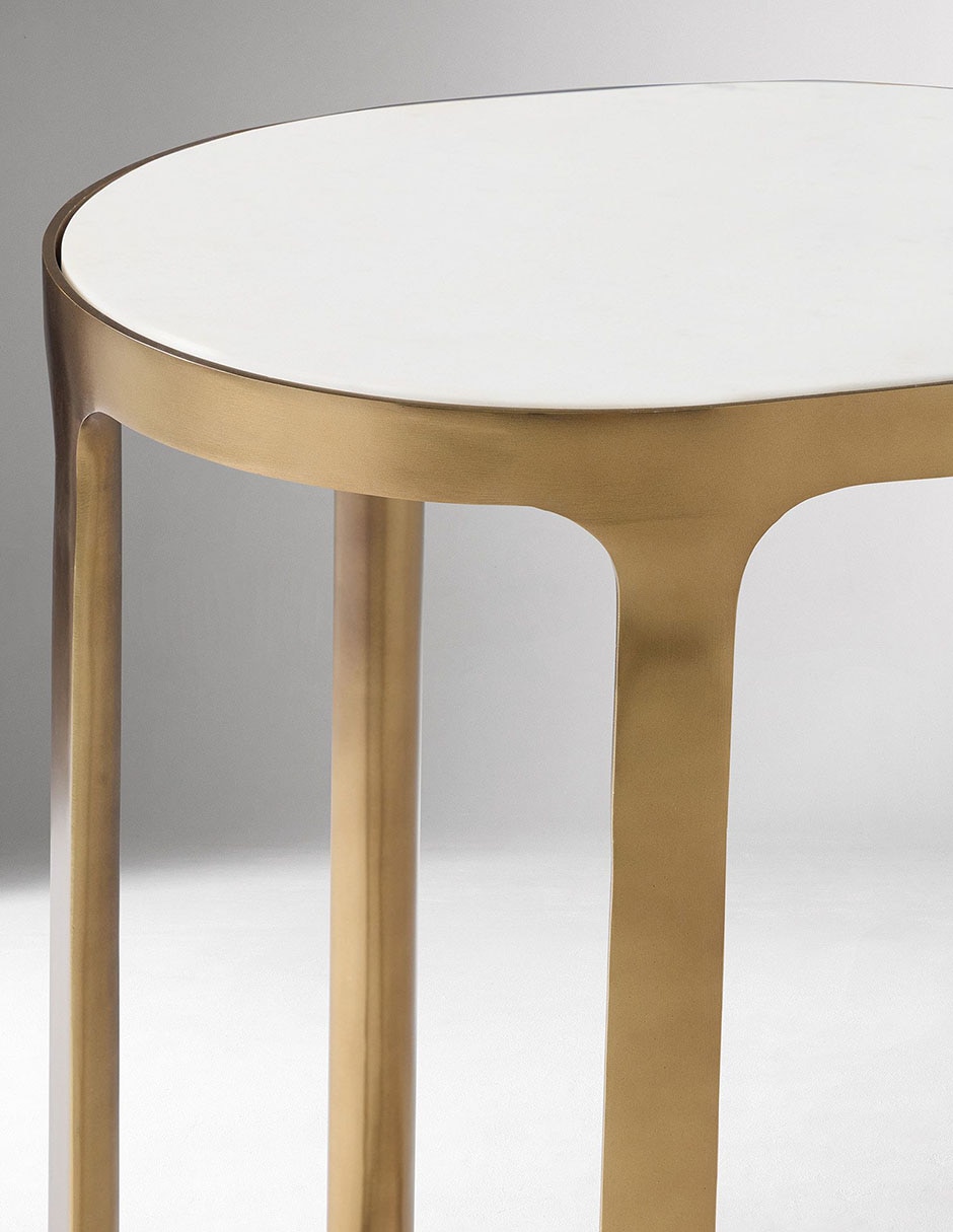 Mesa lateral Elwell de mármol 7