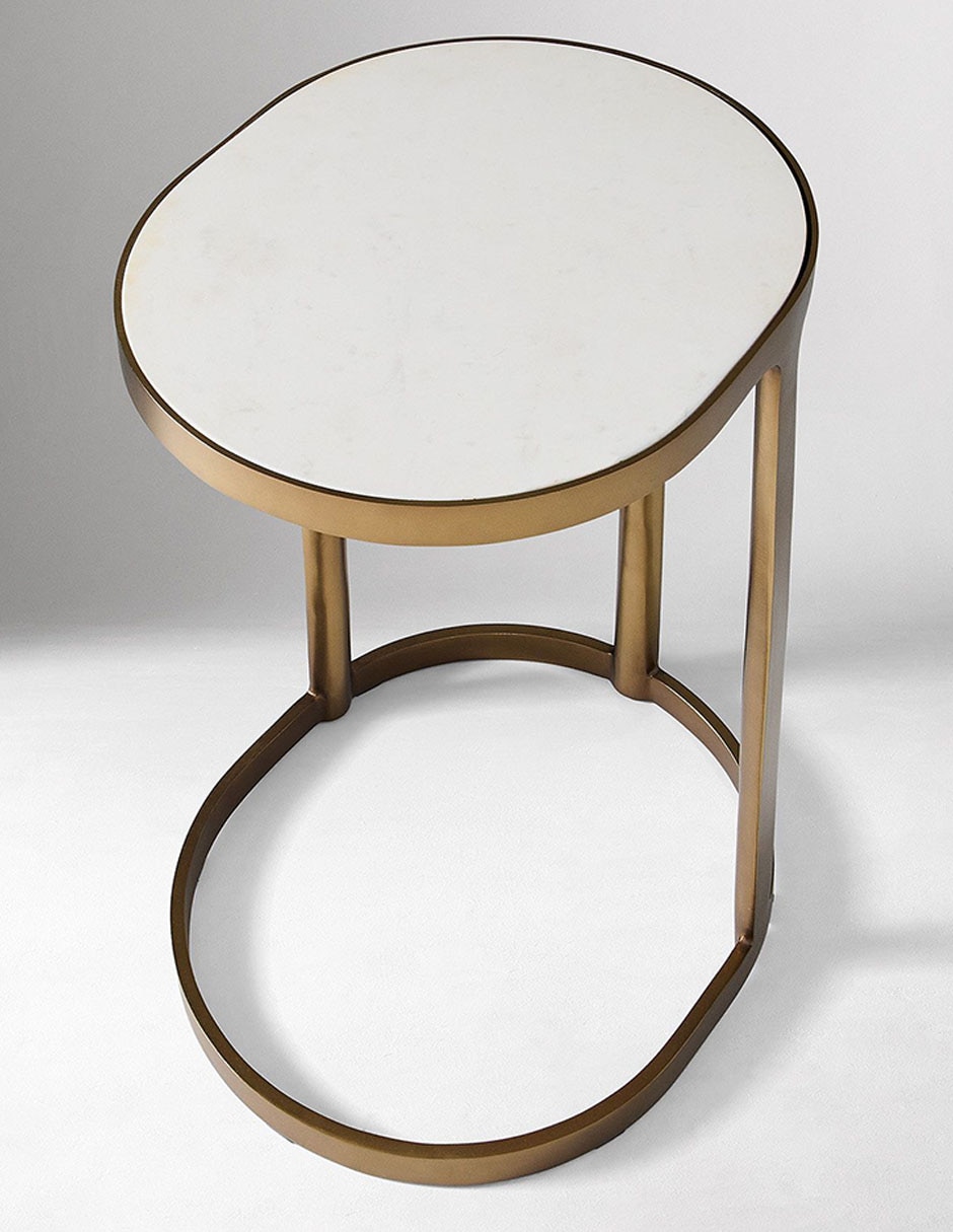 Mesa lateral Elwell de mármol 8