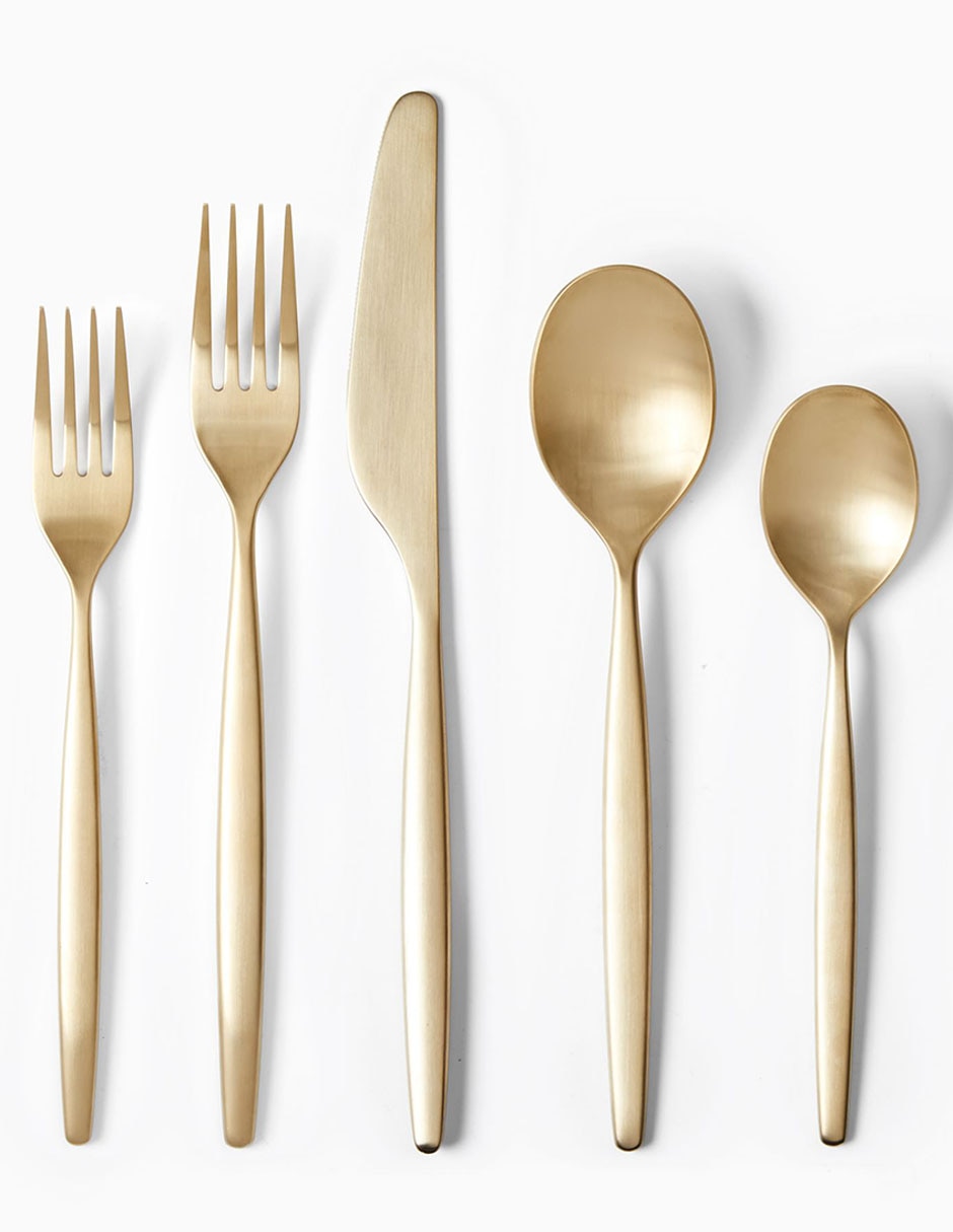 Set cubiertos Sidney de acero inoxidable 5 piezas Set cubiertos Sidney de acero inoxidable 5 piezas