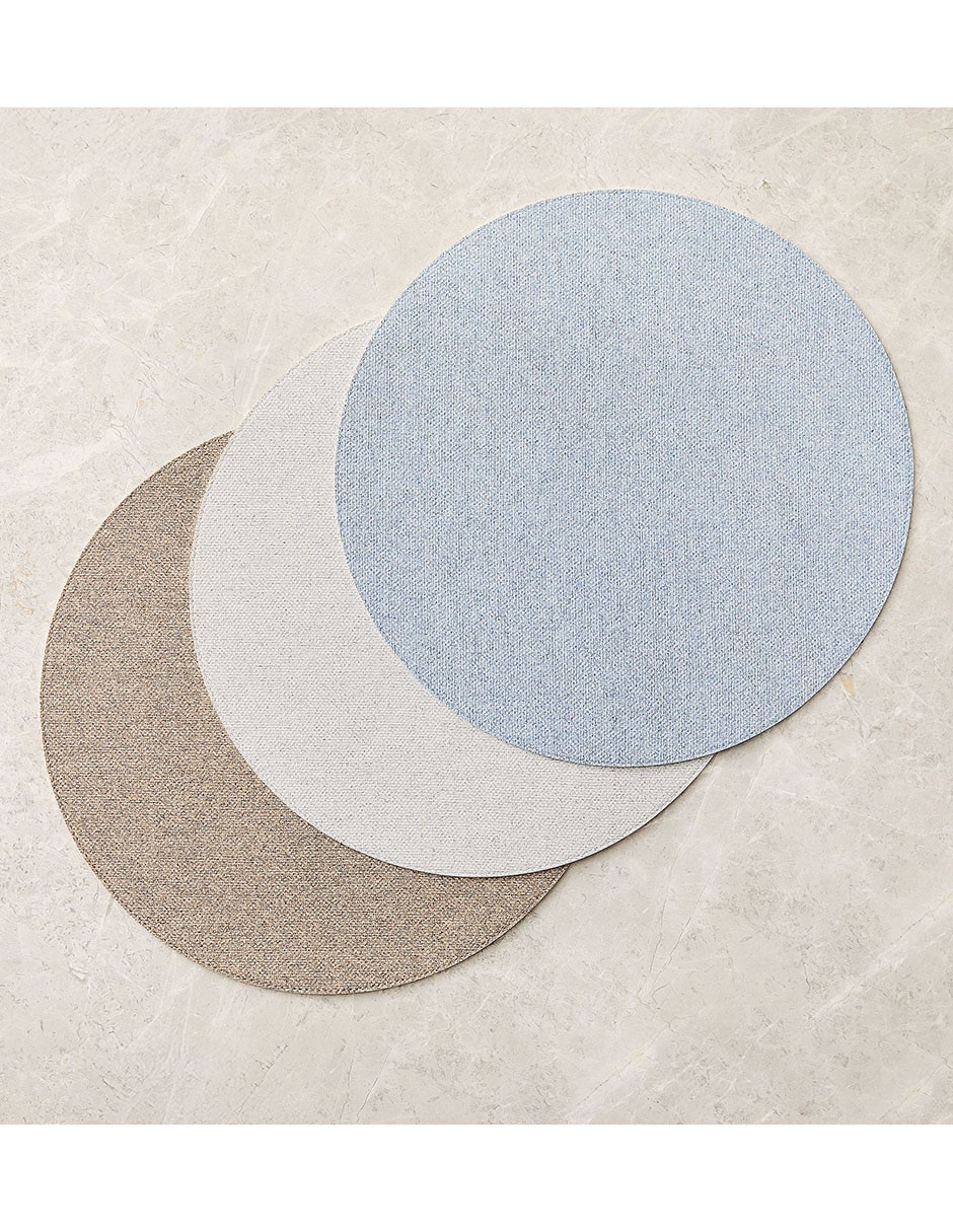 SET MANTEL EASY CARE PLACEMATS CAFÉ