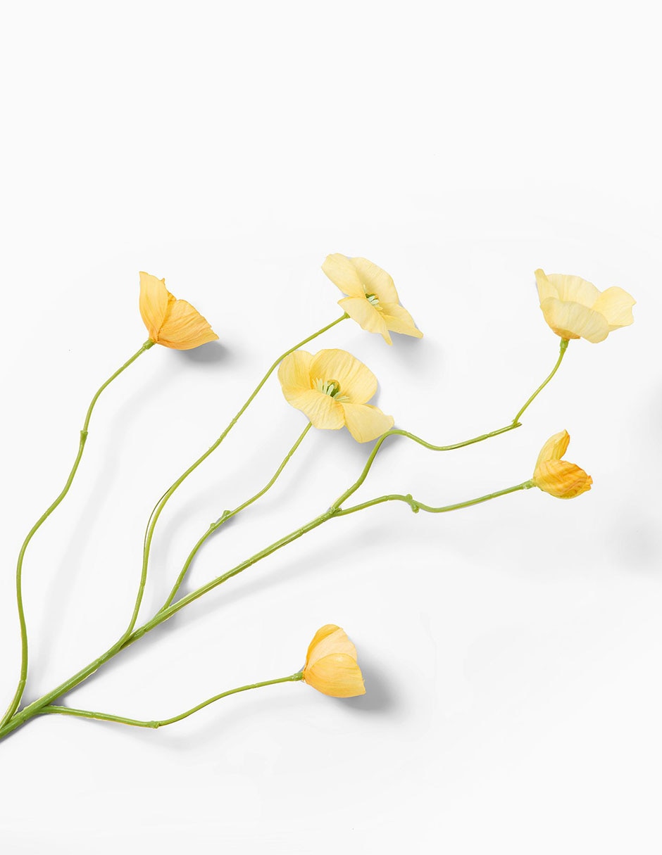 Amapola decorativa Faux Bundle 2