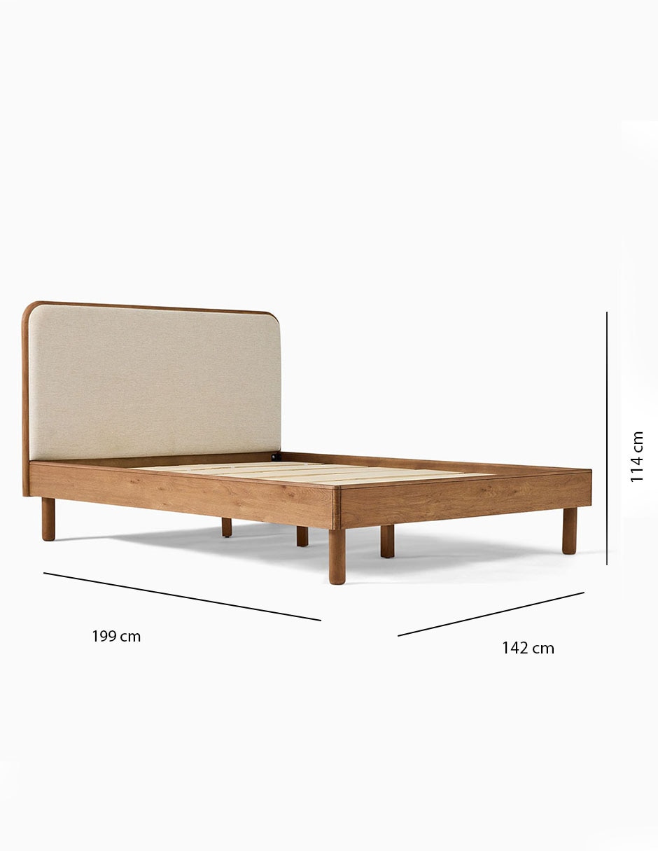 Cama Miles de madera Matrimonial 8