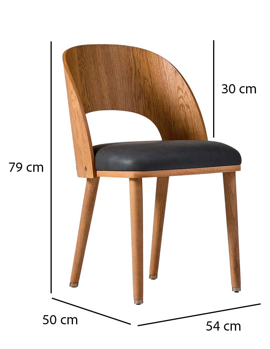 Silla Boerum de madera 7