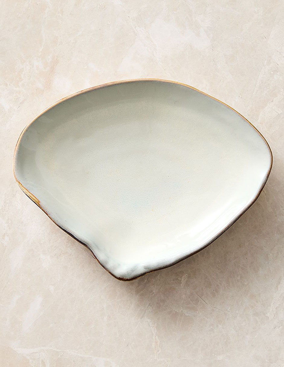Plato Seashell de cerámica 4 piezas 2