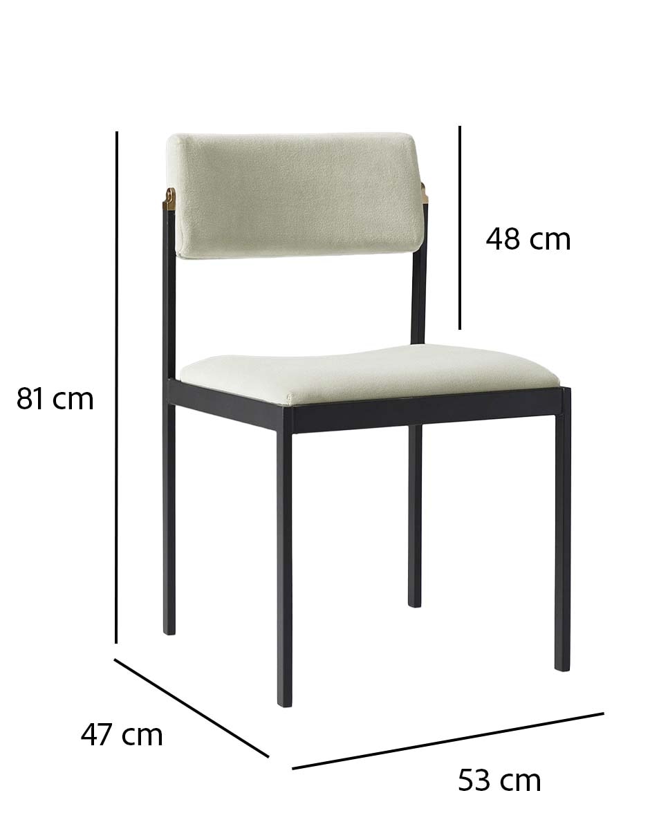 Silla Freeman de metal 2