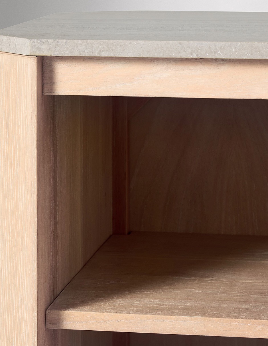 Buró armable Essex de madera caoba 8