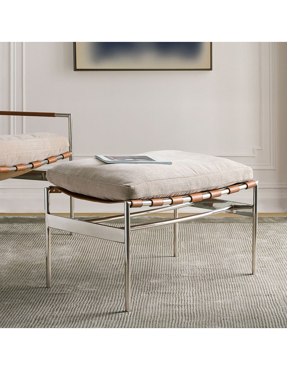 Ottoman Stuart de acero inoxidable 6