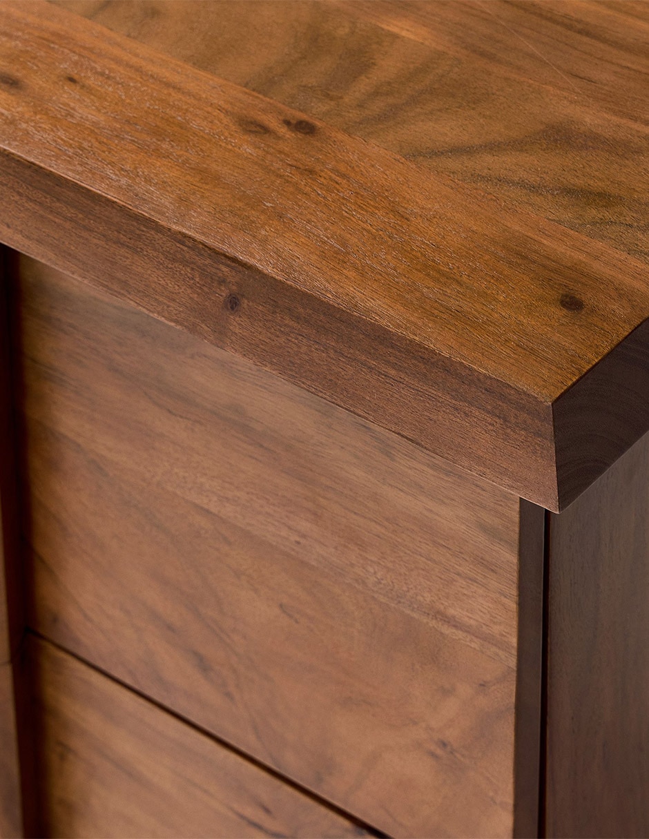 Buró armable Mackenzie de madera acacia 3