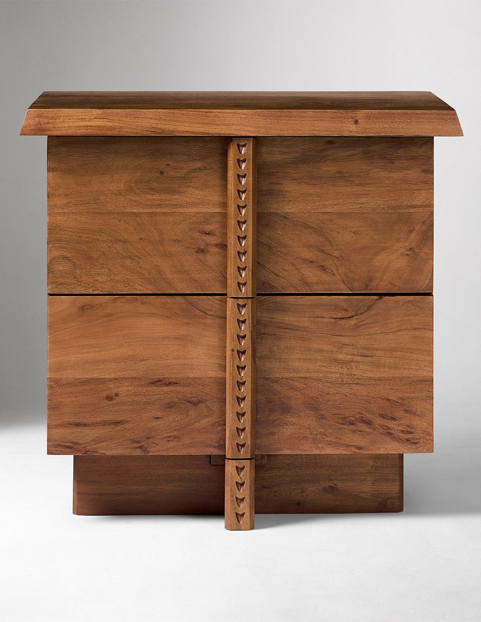 Buró armable Mackenzie de madera acacia 6