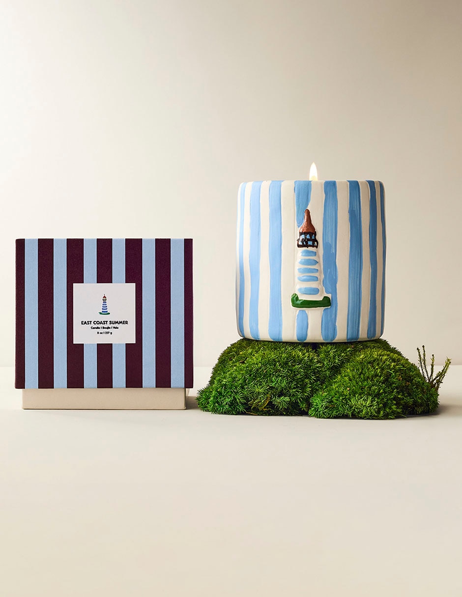 Vela aromática Emma Chamberlain aroma flor de plátano, agave y jazmín blanco 2
