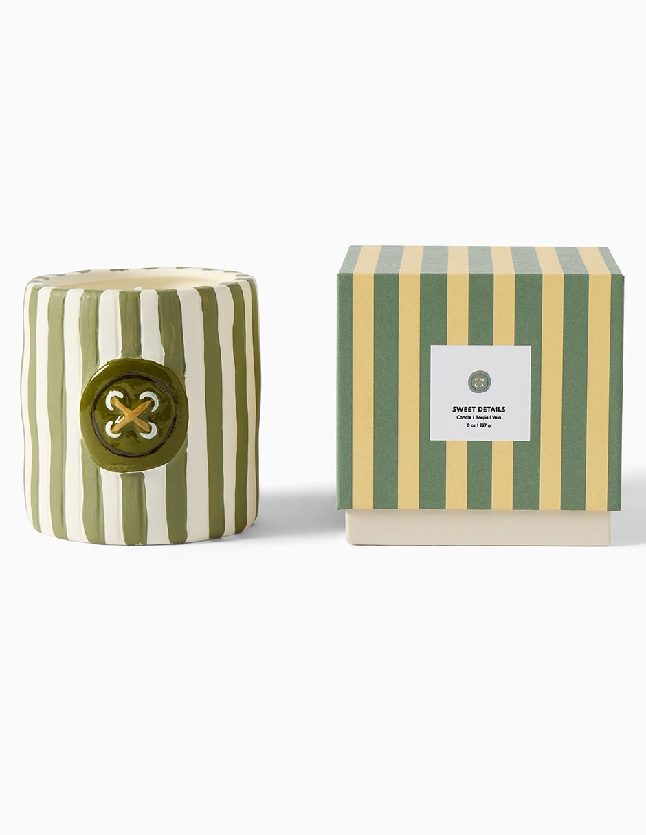 Vela aromática Emma Chamberlain aroma bergamota, cáscara de naranja y comino 2